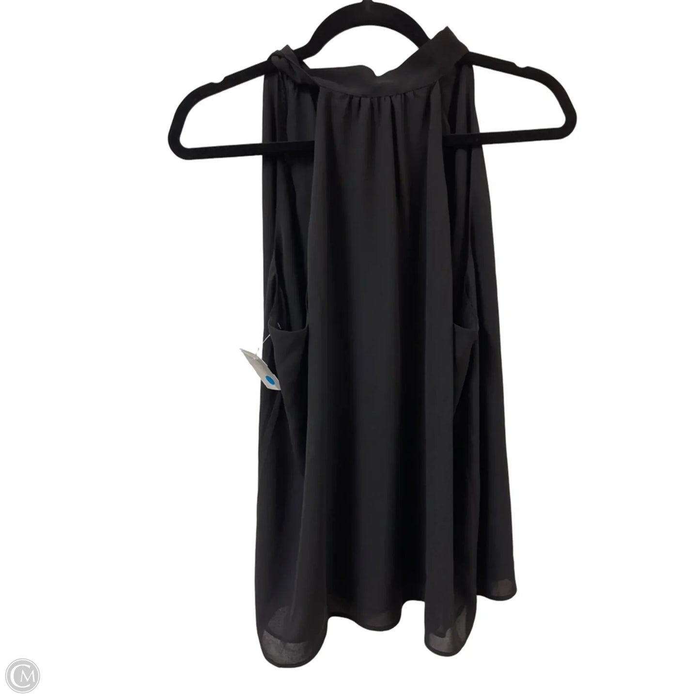 Top Sleeveless By Ann Taylor In Black, Size: L