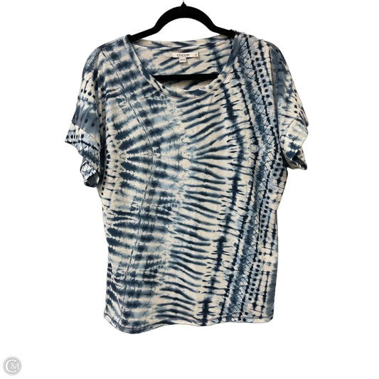 Top Short Sleeve By Chicos In Blue, Size: M