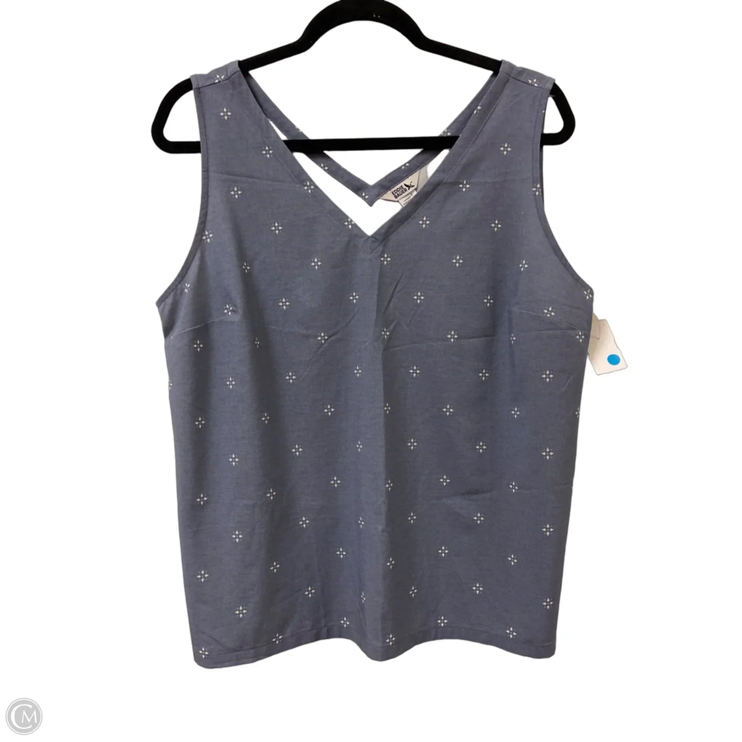Top Sleeveless By Eddie Bauer In Blue, Size: L
