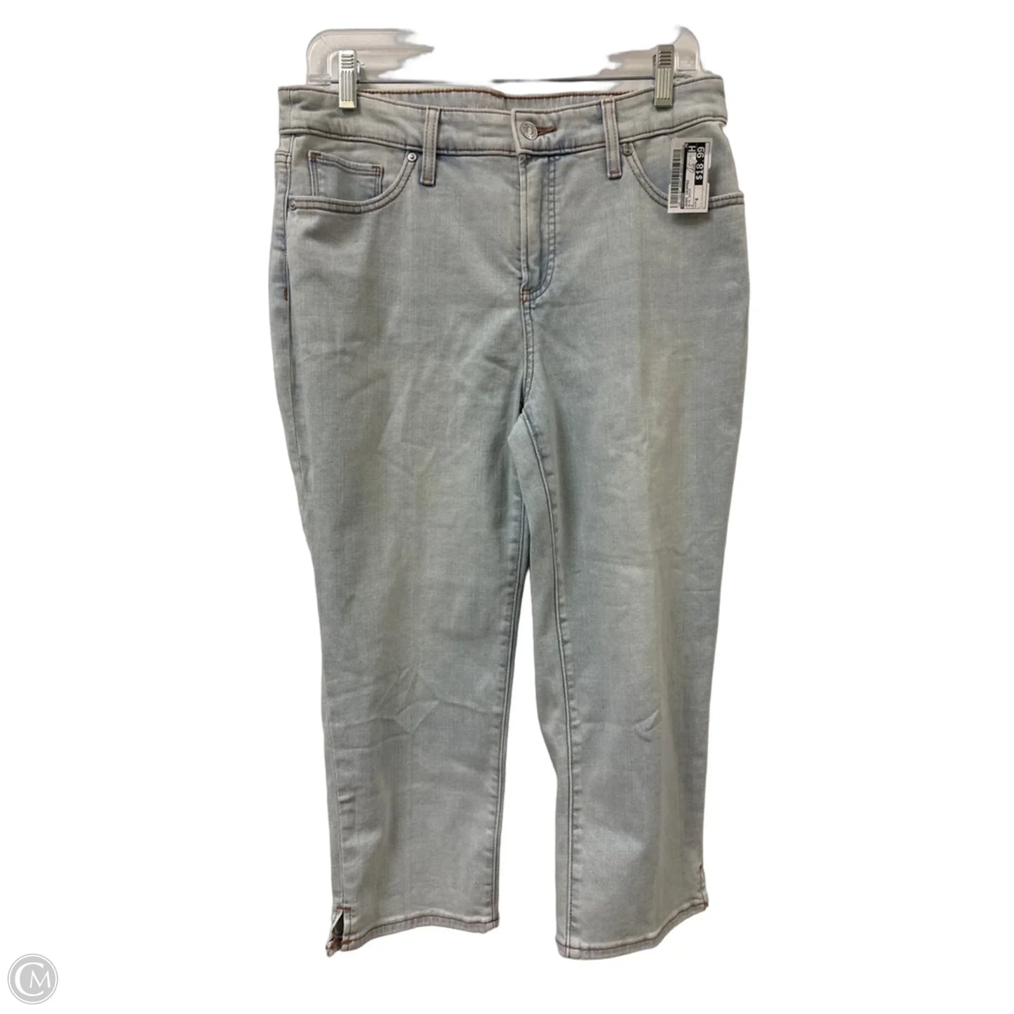 Jeans Cropped By Chicos In Blue Denim, Size: 6