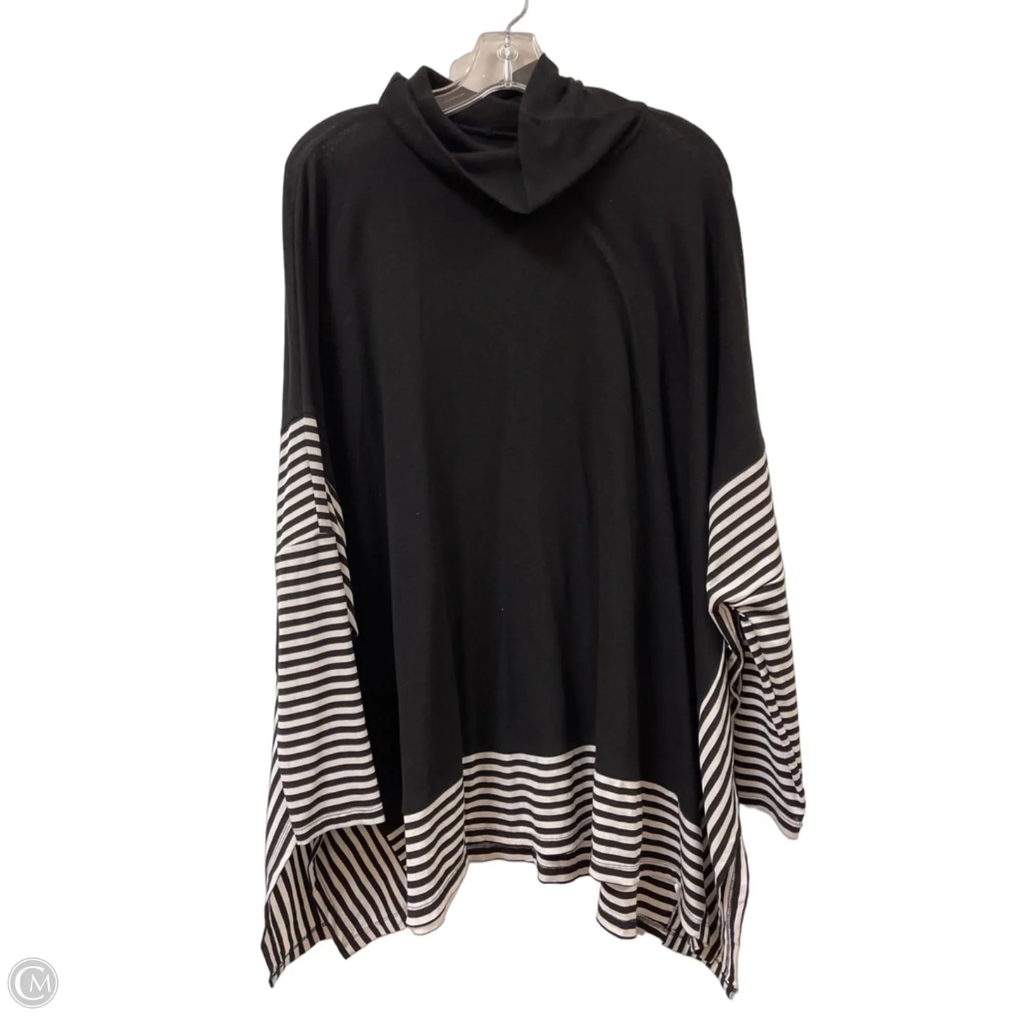 Top Long Sleeve By Doe & Rae In Black, Size: L