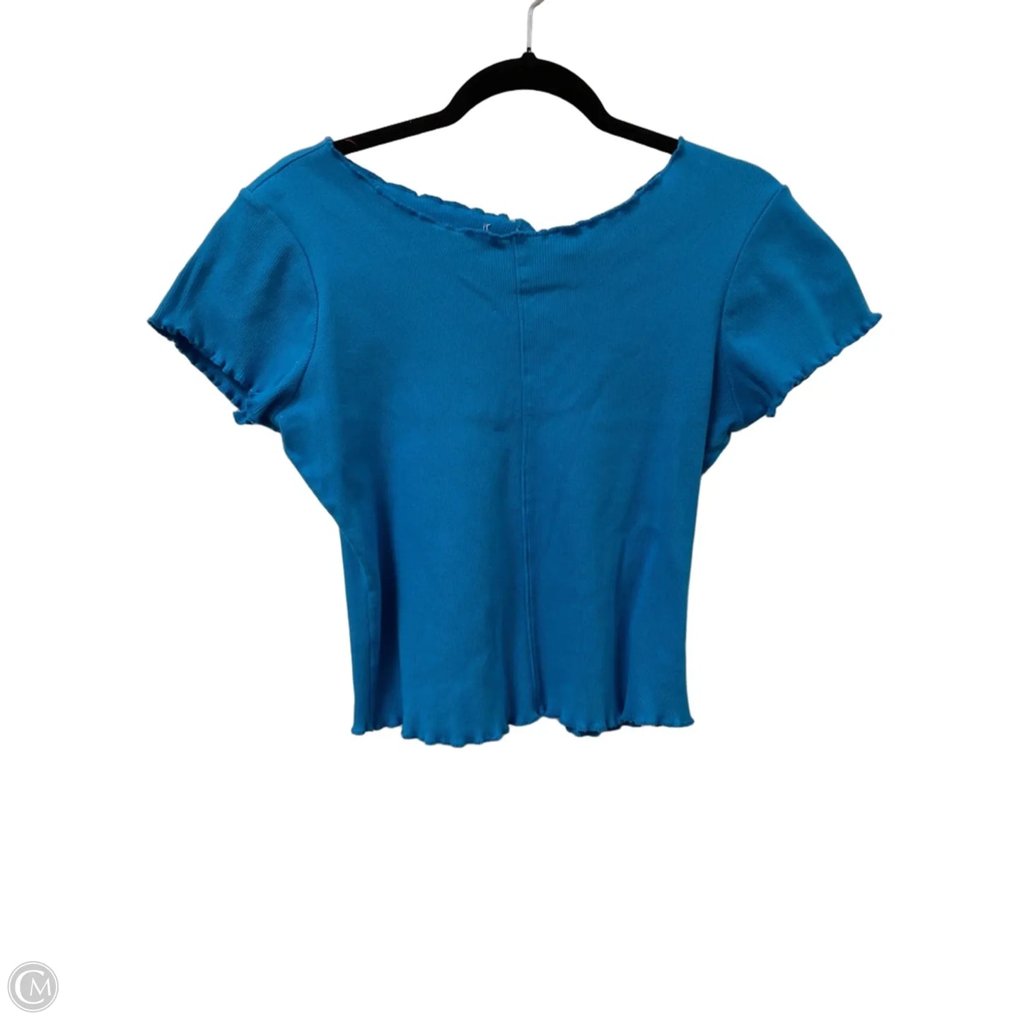 Top Short Sleeve By Pilcro In Blue, Size: M