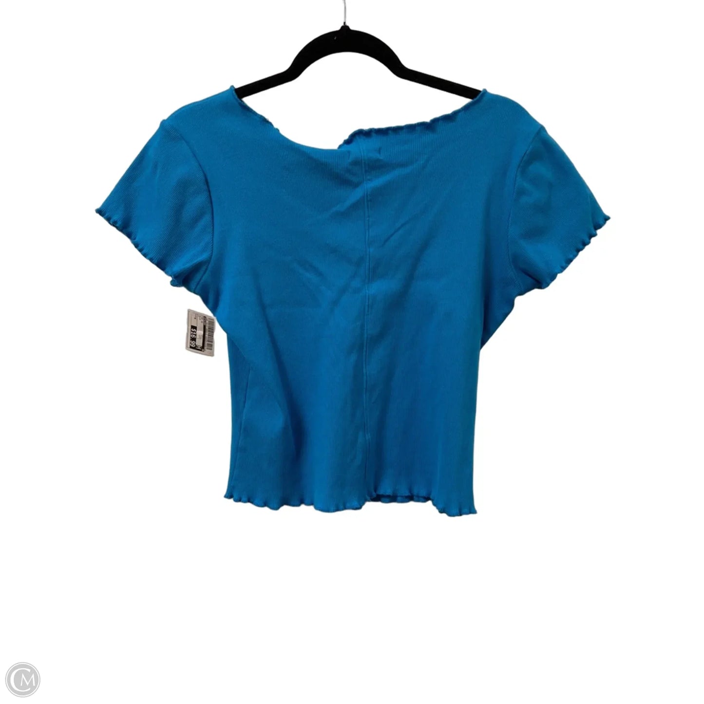 Top Short Sleeve By Pilcro In Blue, Size: M