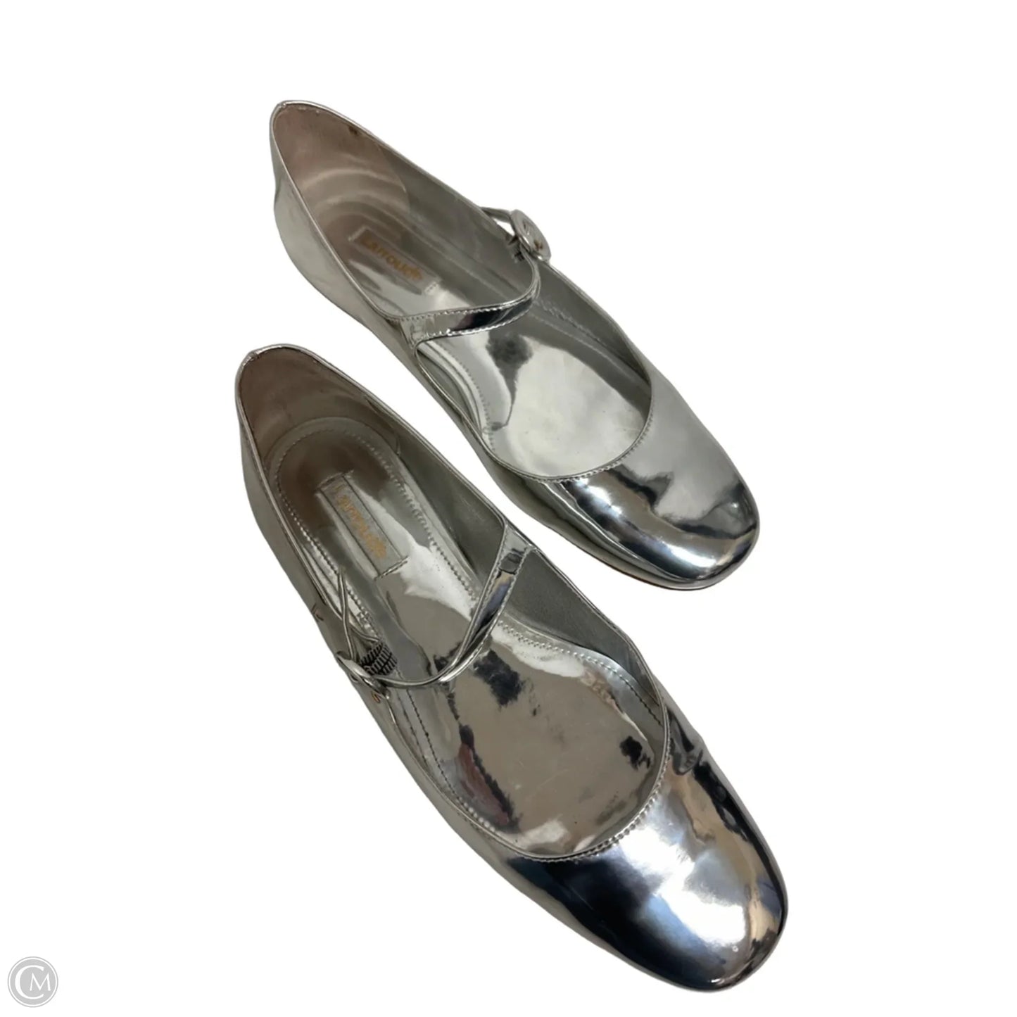 Shoes Flats By Cma In Silver, Size: 8