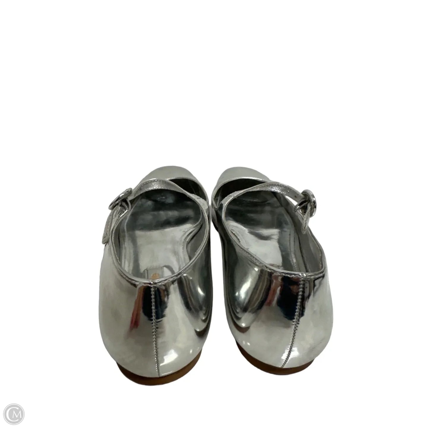 Shoes Flats By Cma In Silver, Size: 8