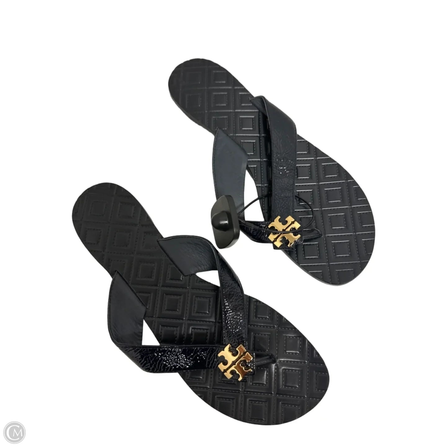 Sandals Designer By Tory Burch In Navy, Size: 9