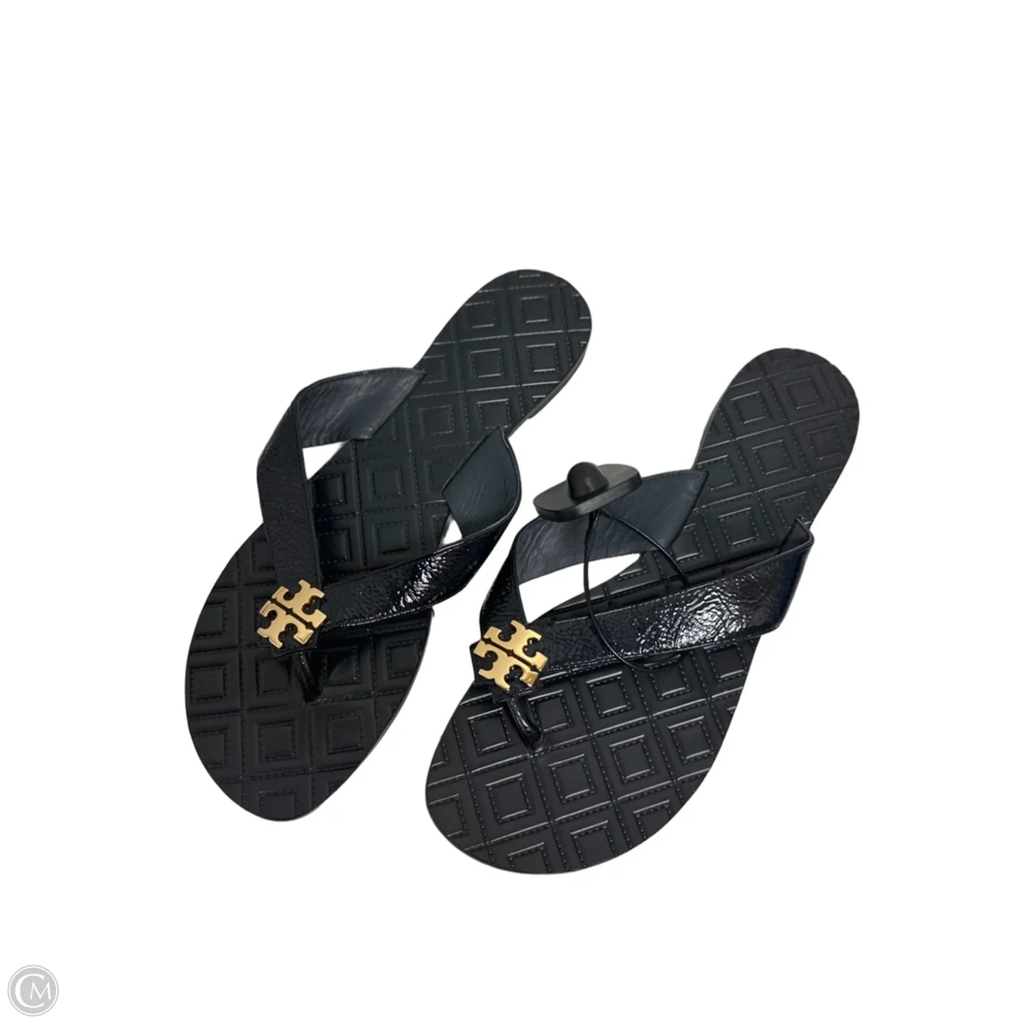 Sandals Designer By Tory Burch In Navy, Size: 9