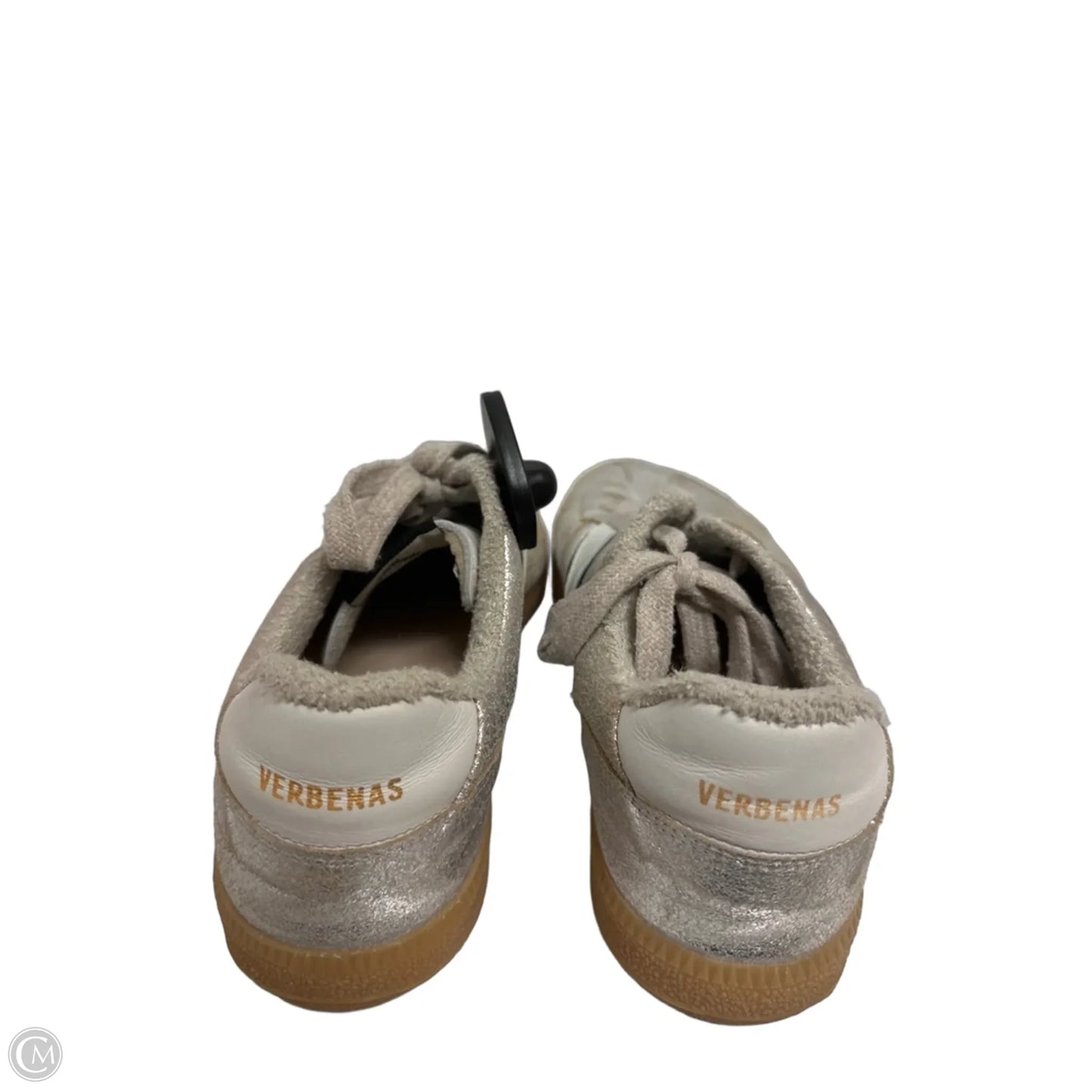 Shoes Sneakers By Cma In Silver, Size: 9