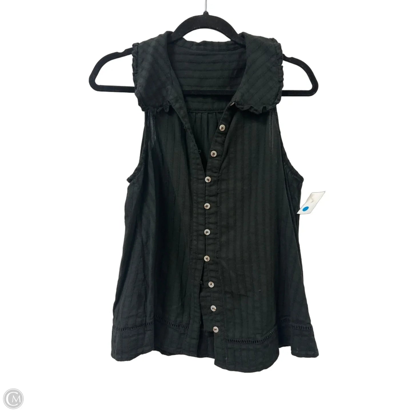 Top Sleeveless By Clothes Mentor In Black, Size: M