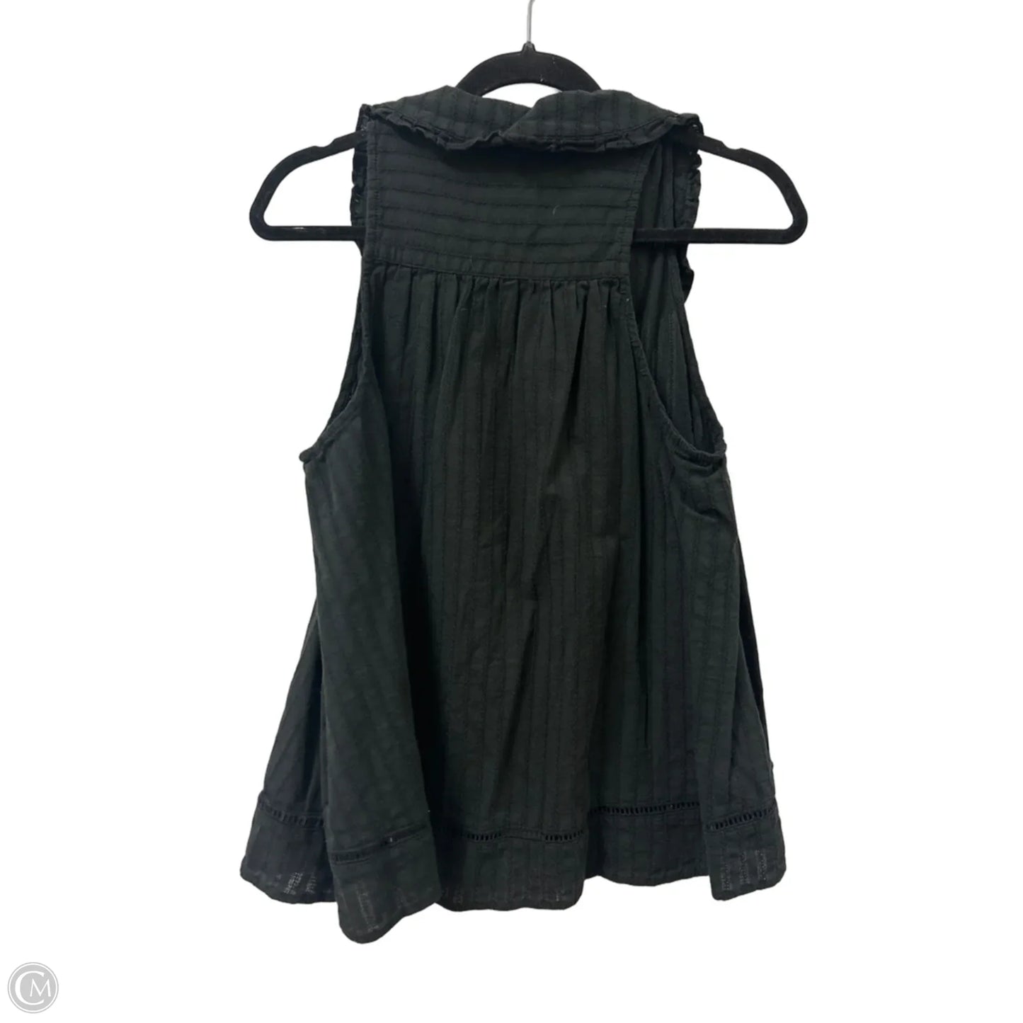 Top Sleeveless By Clothes Mentor In Black, Size: M