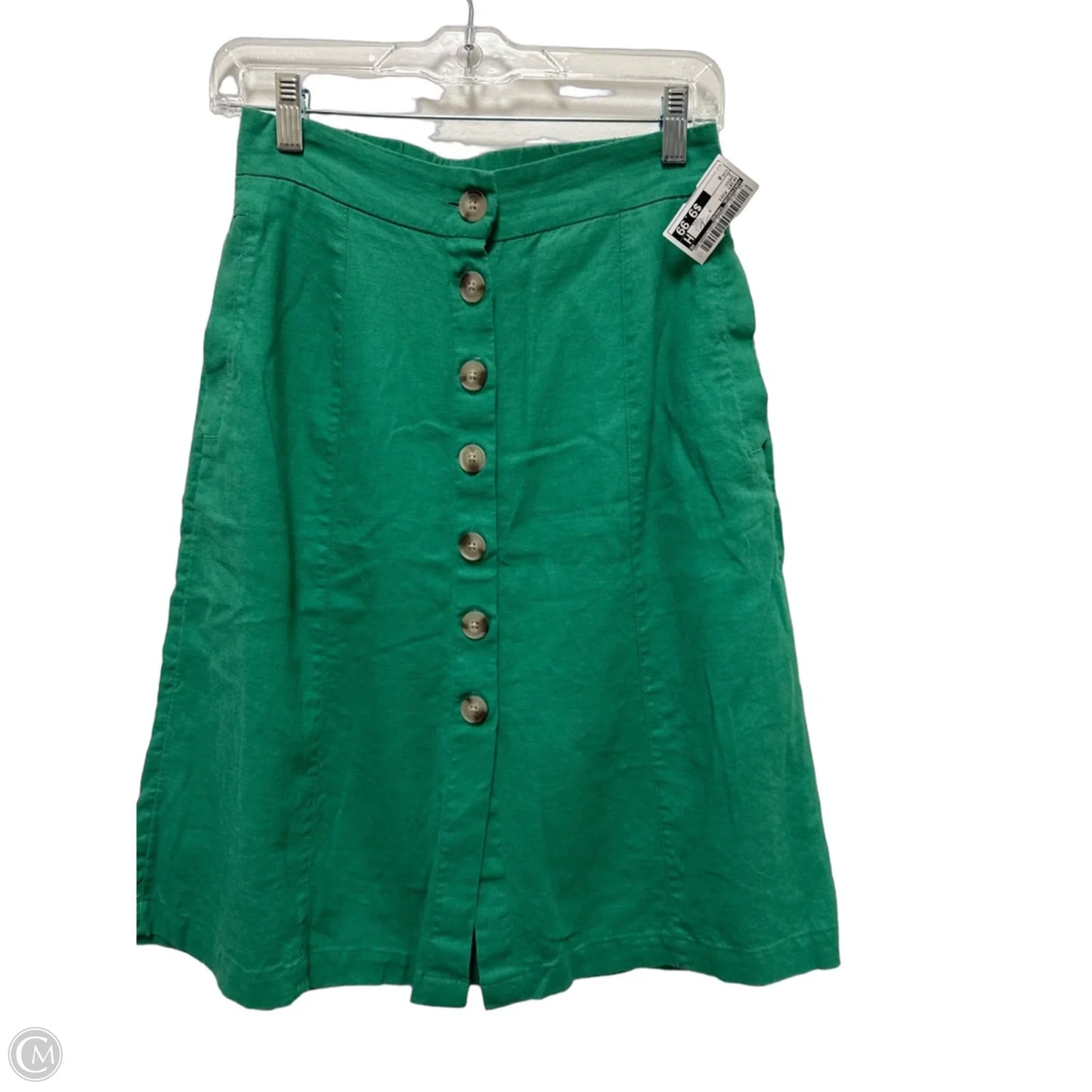 Skirt Midi By Universal Thread In Green, Size: 0