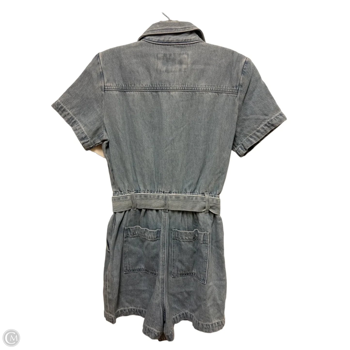 Romper By Loft In Blue Denim, Size: Xs