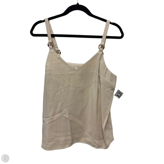 Top Sleeveless By Top Shop In Cream, Size: S