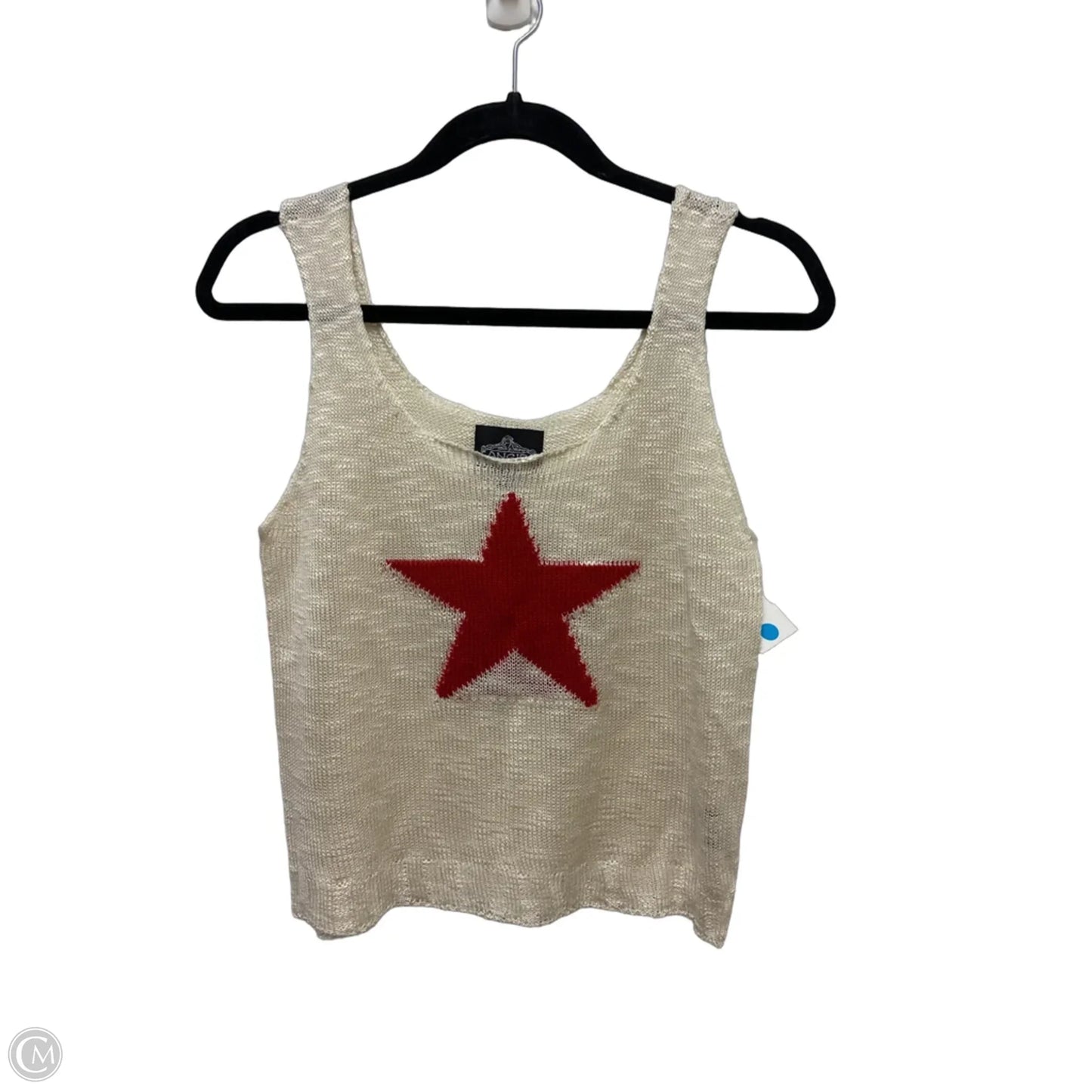 Tank Top By Angie In Cream, Size: S