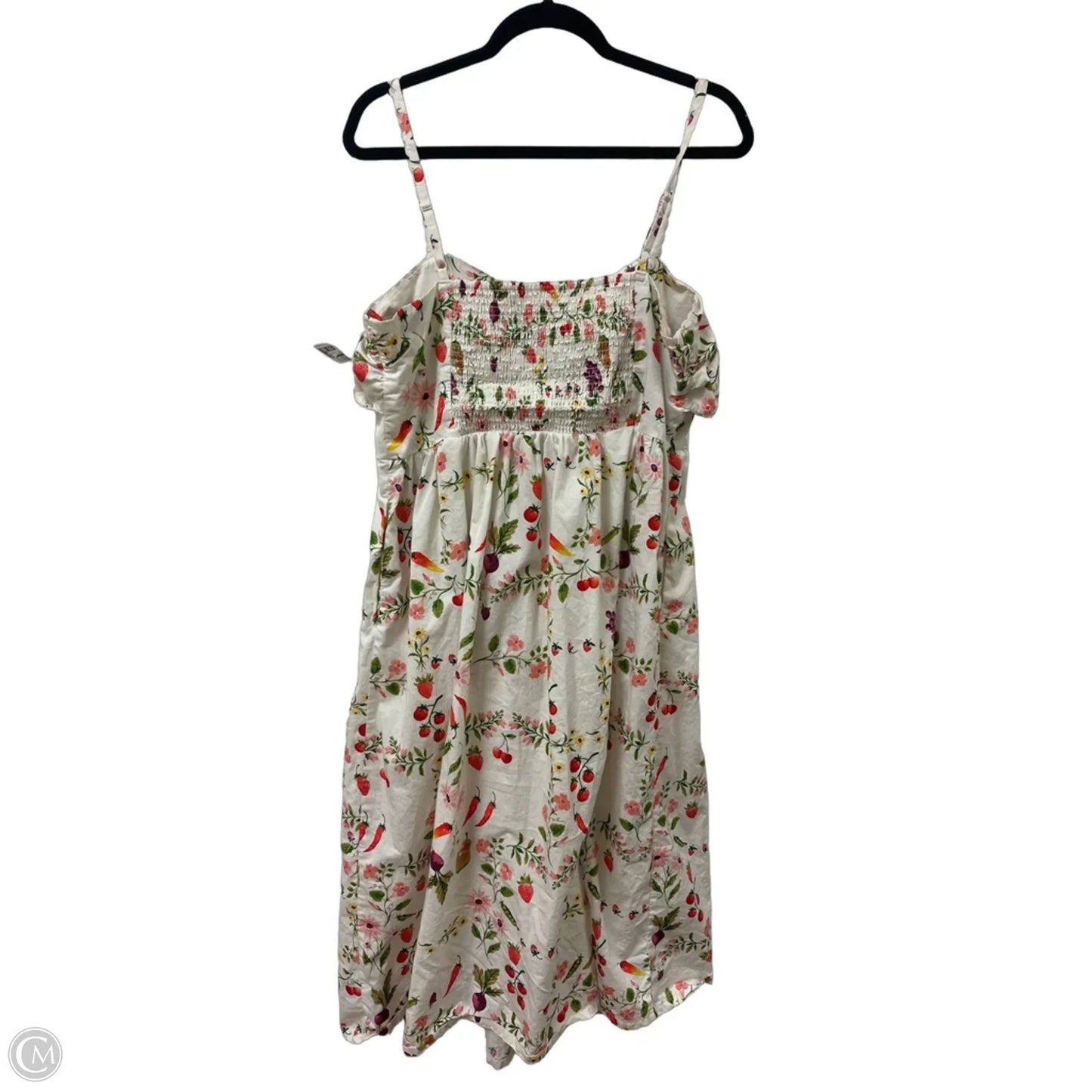 Dress Casual Midi By Old Navy In Cream, Size: L