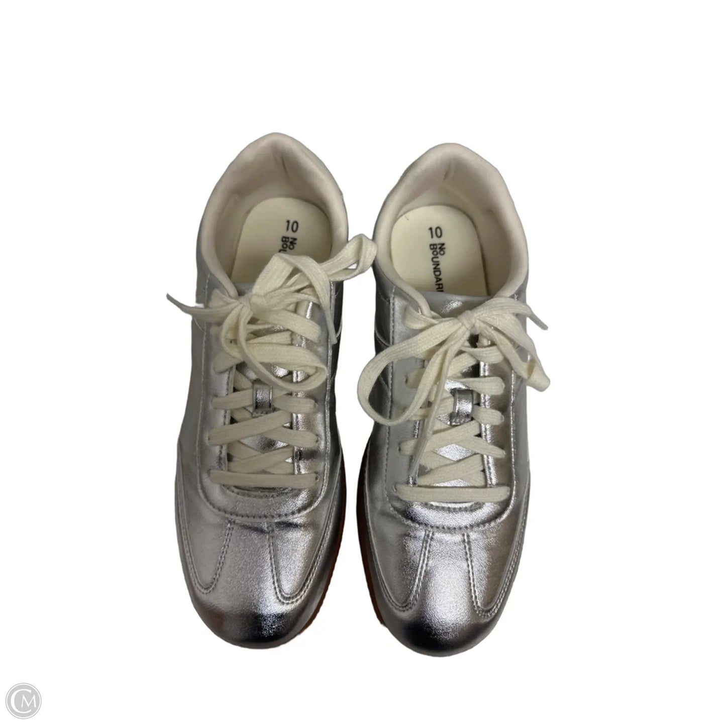 Shoes Sneakers By No Boundaries In Silver, Size: 10