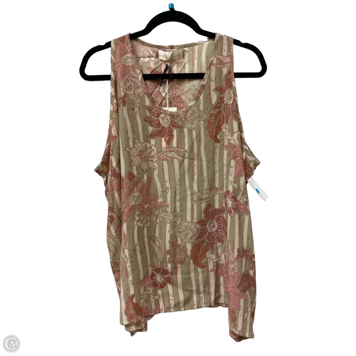 Blouse Sleeveless By Cma In Cream, Size: S