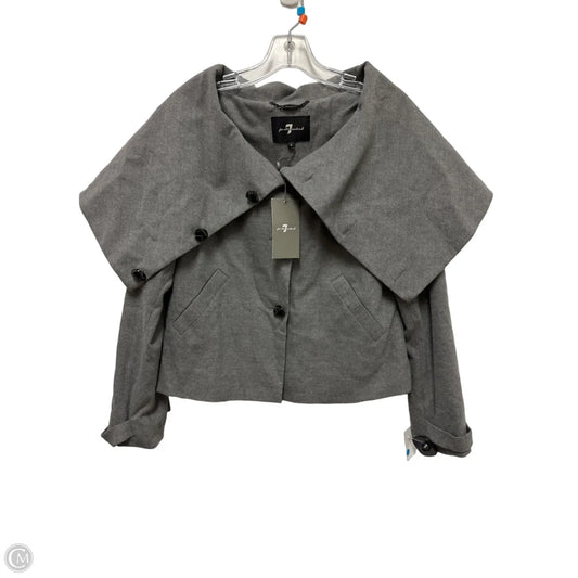 Jacket Fleece By 7 For All Mankind In Grey, Size: S