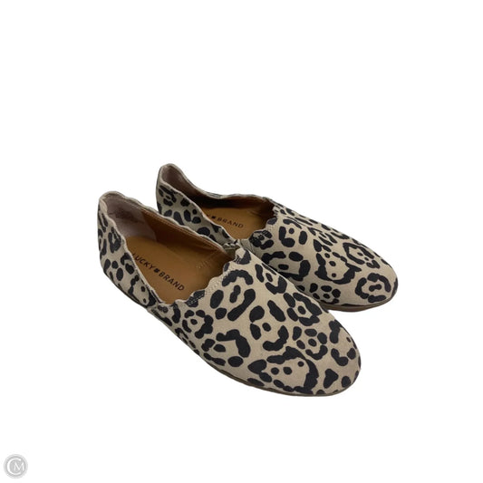 Shoes Flats By Lucky Brand In Animal Print, Size: 7