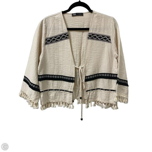 Cardigan By Zara In Beige, Size: M