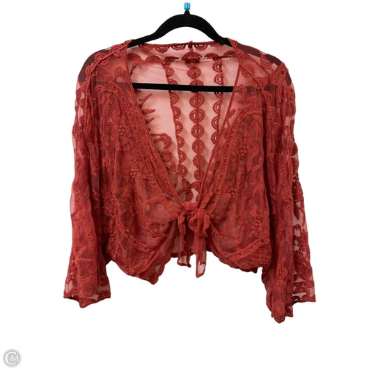 Kimono By Clothes Mentor In Orange, Size: M