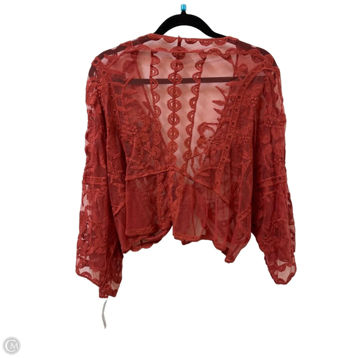 Kimono By Clothes Mentor In Orange, Size: M