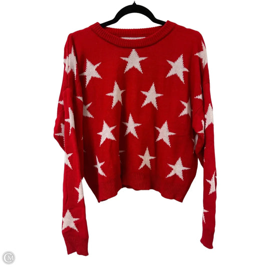 Sweater By Shein In Red, Size: S