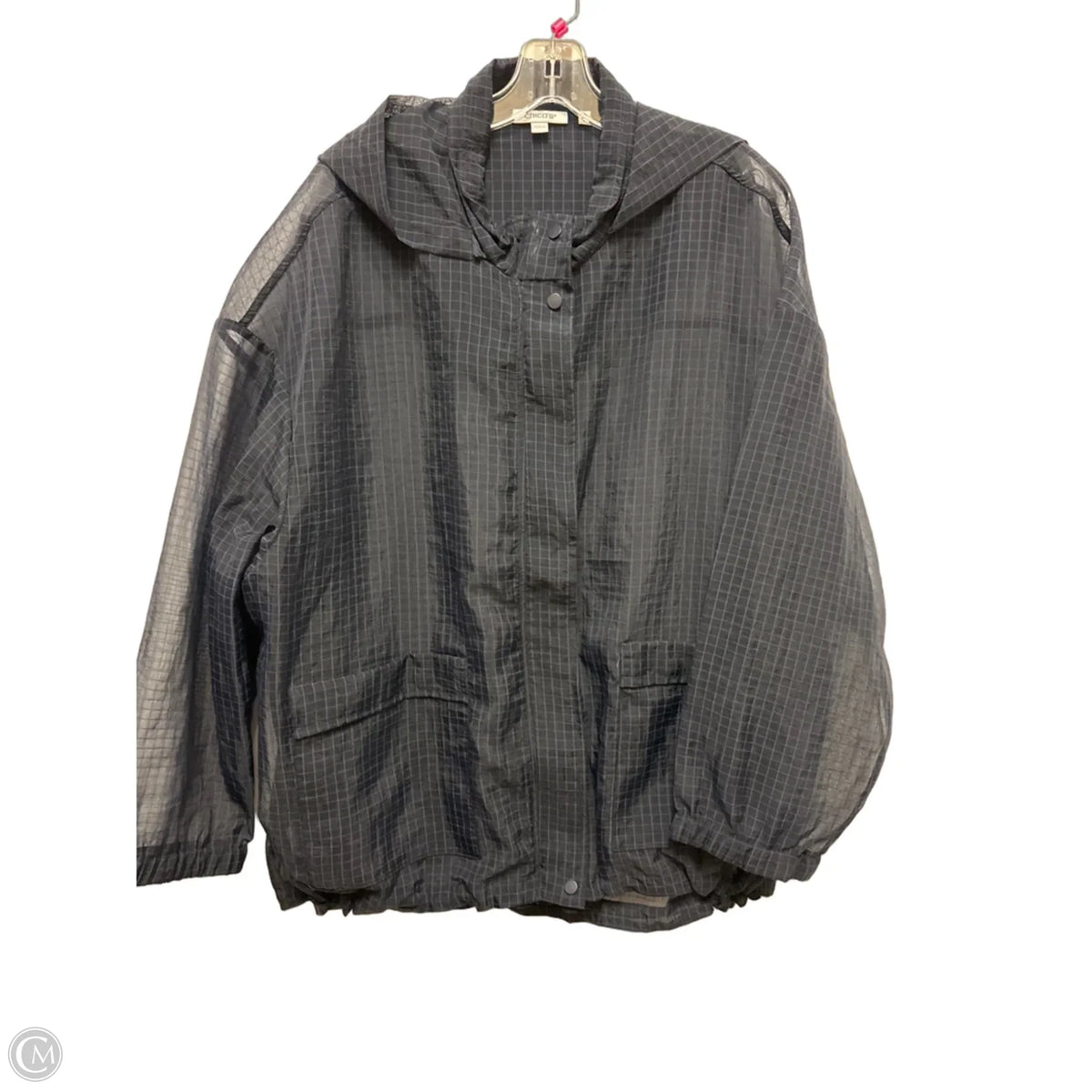 Jacket Other By Chicos In Navy, Size: 2x