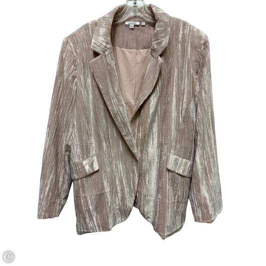Blazer By Chicos In Pink, Size: 2x
