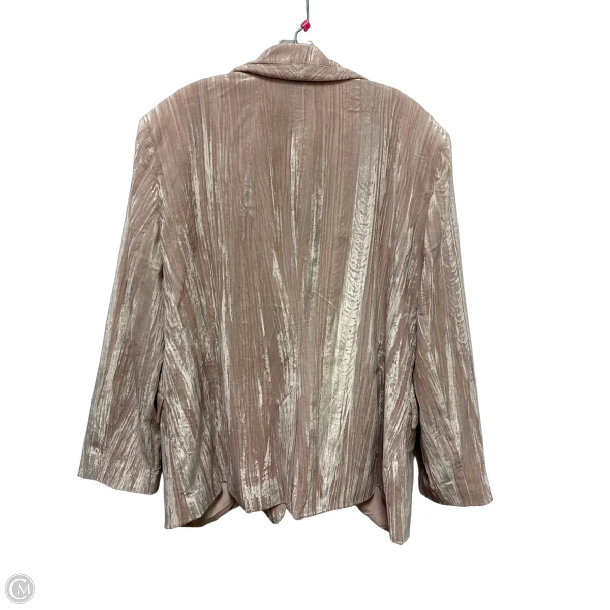 Blazer By Chicos In Pink, Size: 2x