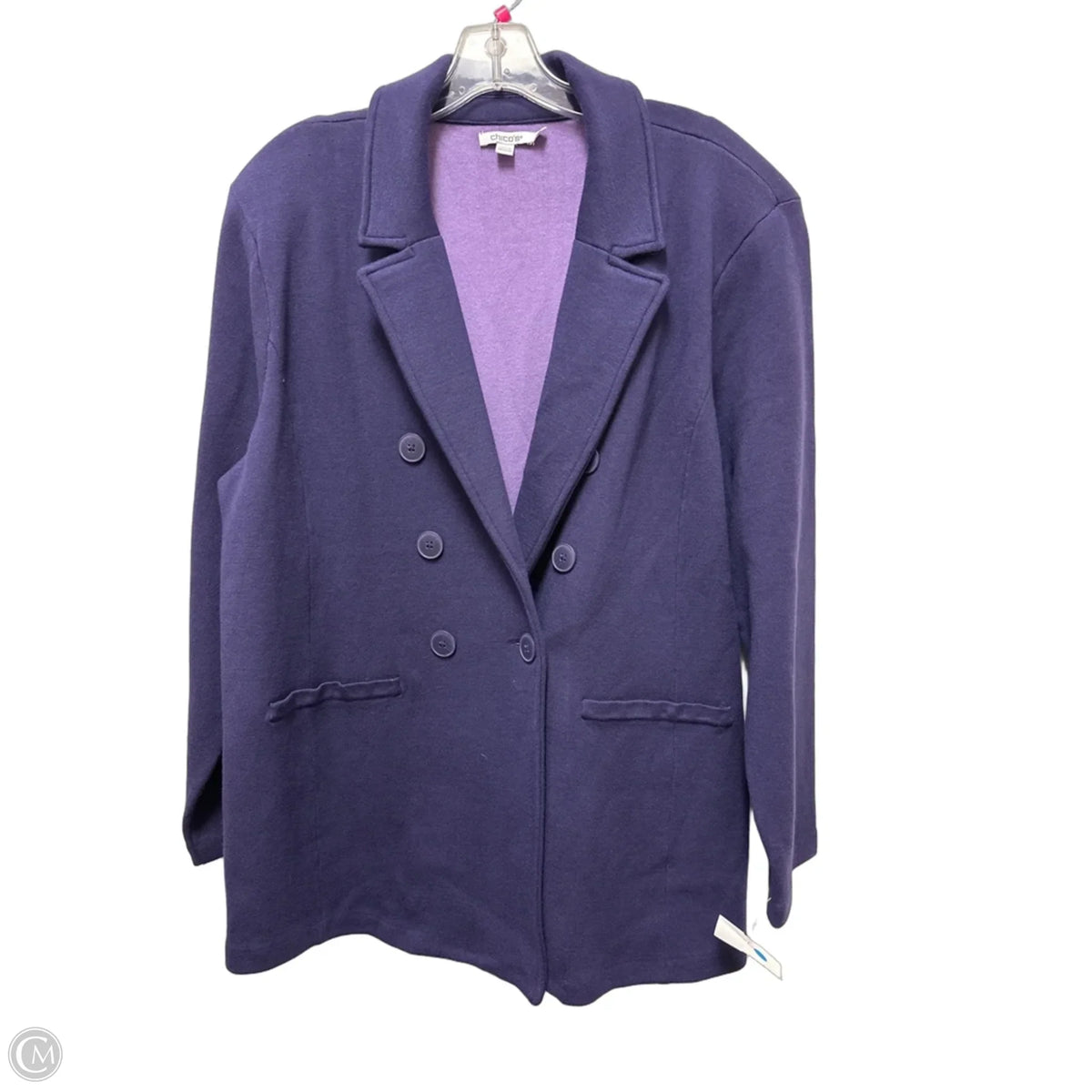 Blazer By Chicos In Red, Size: 2x