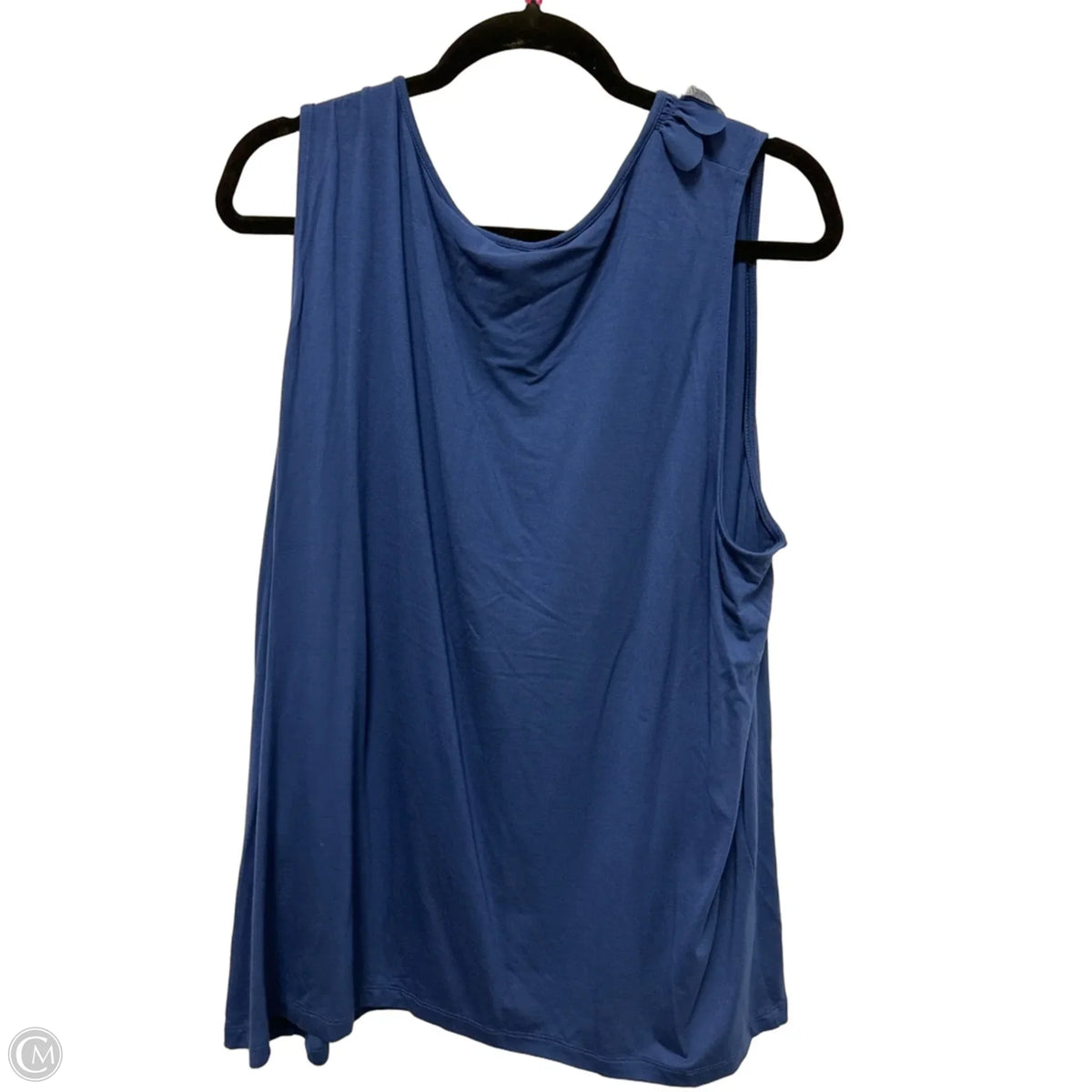 Top Sleeveless By Chicos In Blue, Size: 2x