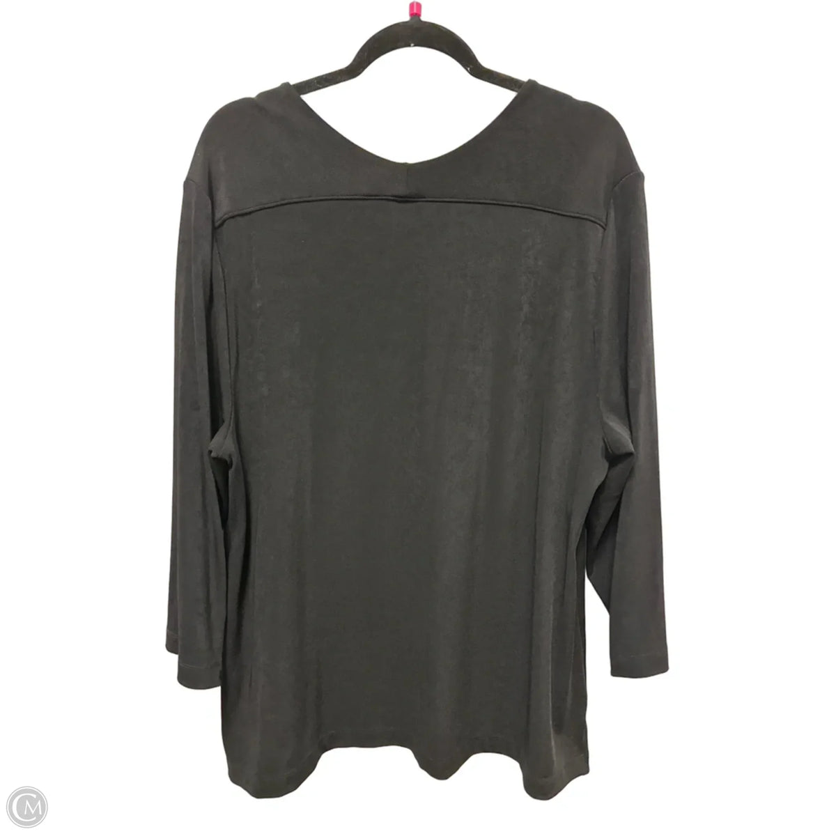 Top Long Sleeve By Chicos In Black, Size: 2x