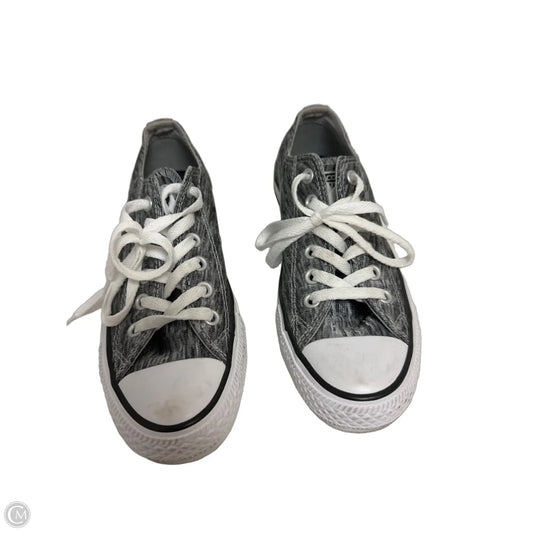 Shoes Sneakers By Converse In Silver, Size: 6.5