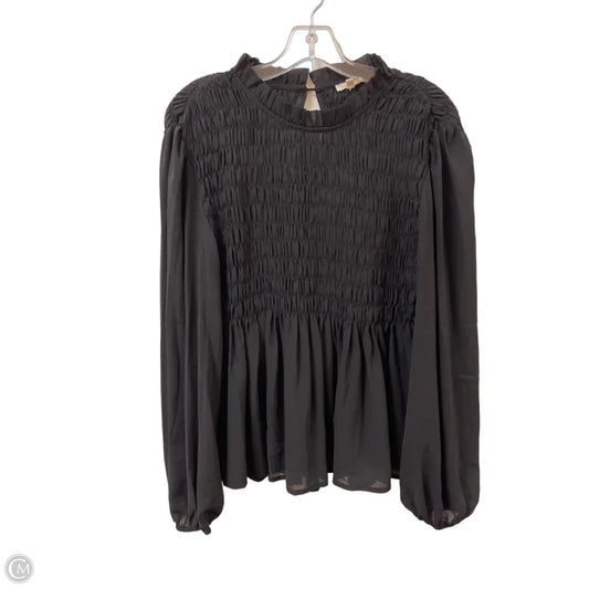 Top Long Sleeve By Jodifl In Black, Size: M