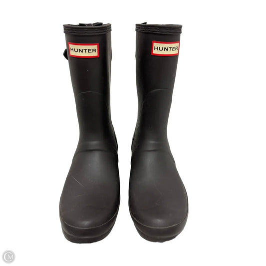 Boots Designer By Hunter In Black, Size: 9