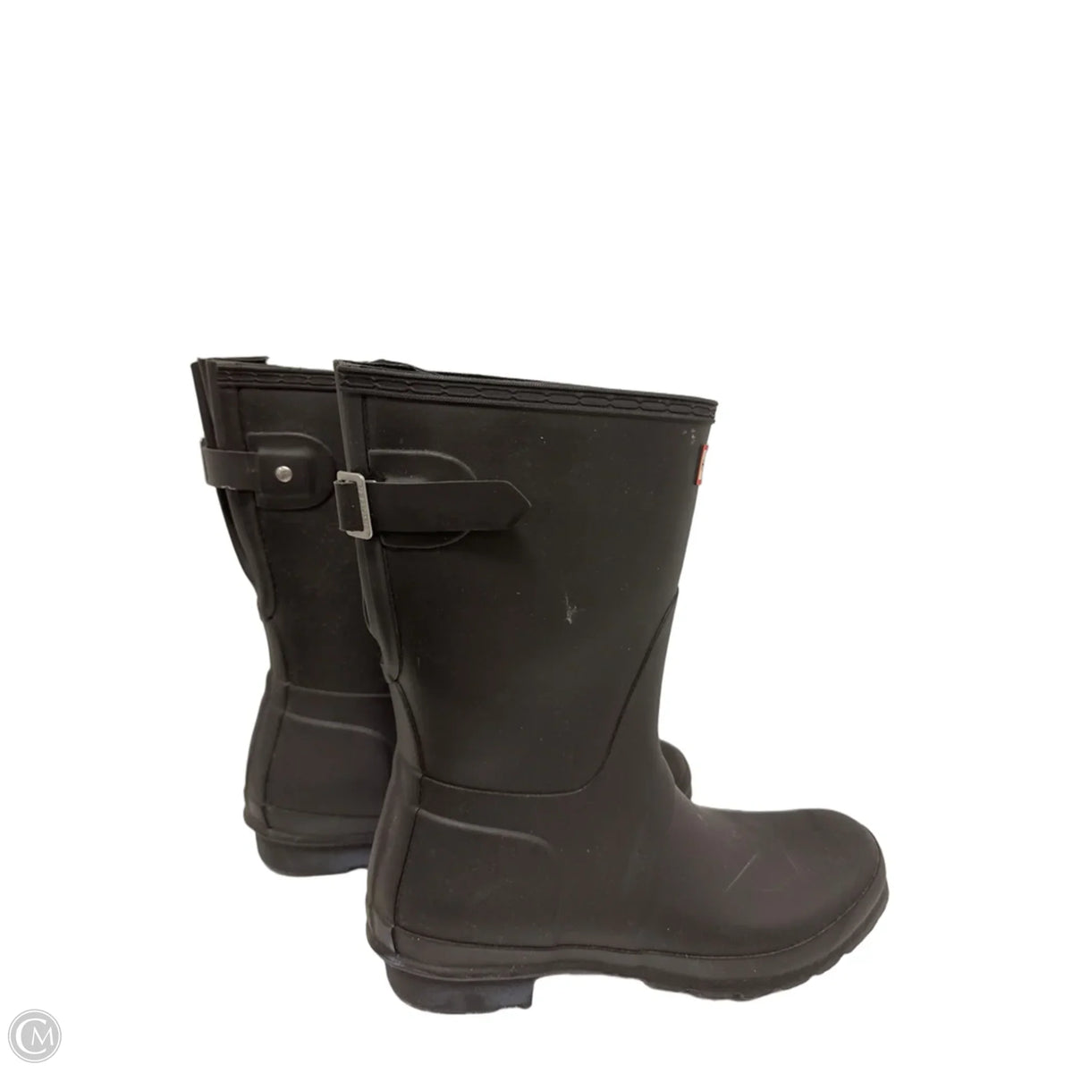 Boots Designer By Hunter In Black, Size: 9