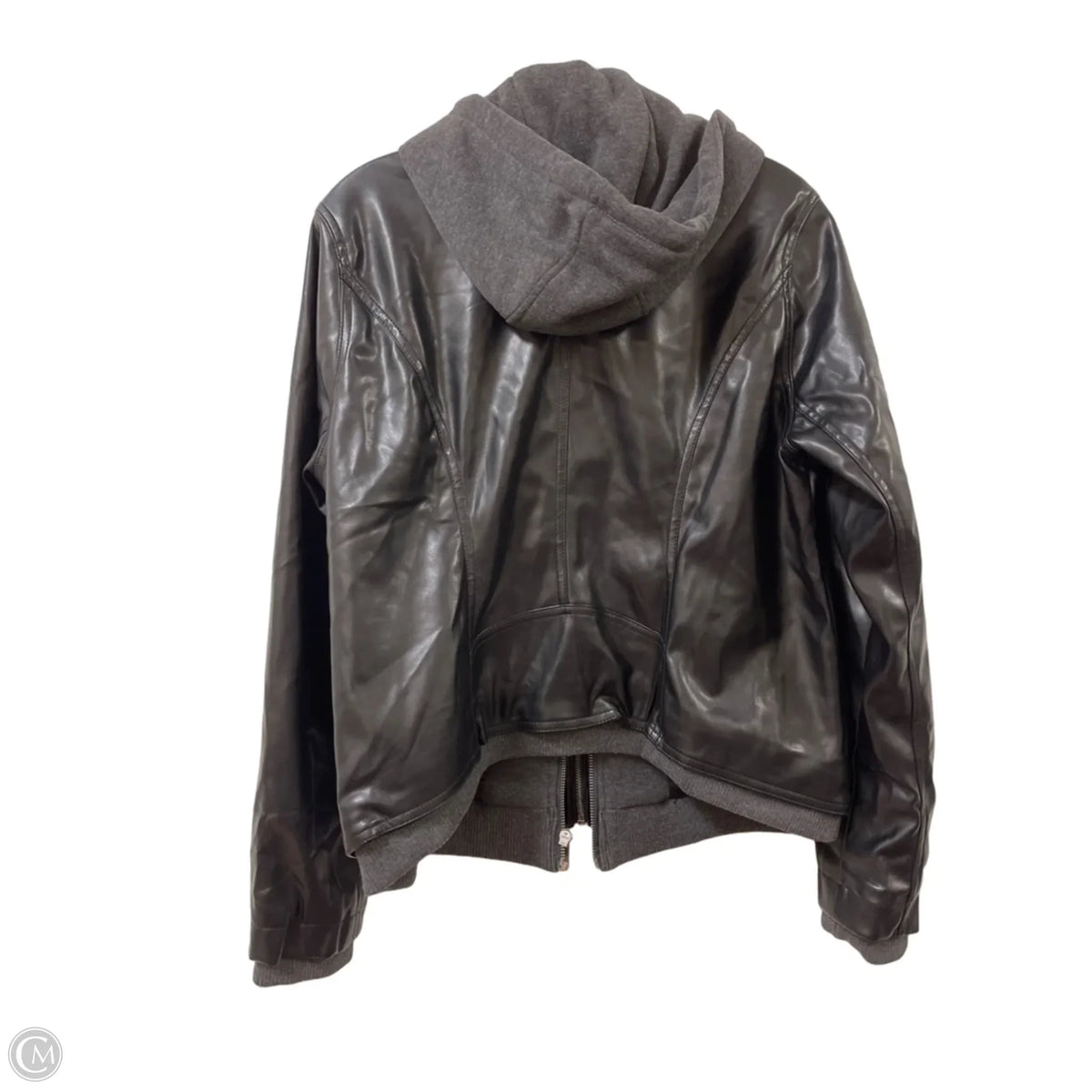 Jacket Moto By Torrid In Black, Size: M