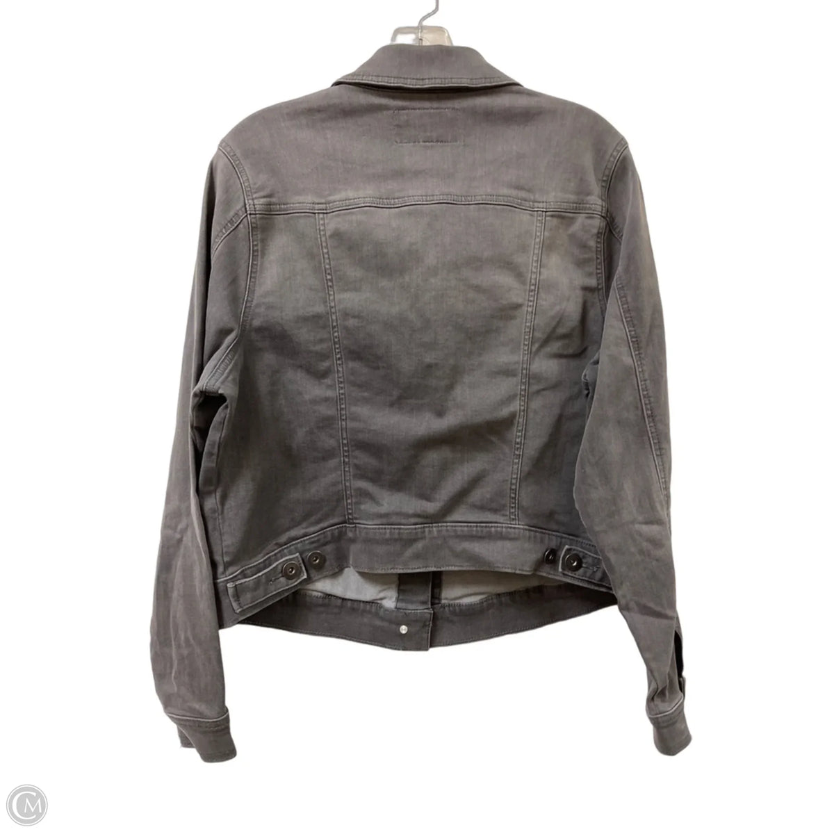 Jacket Denim By Torrid In Grey, Size: L