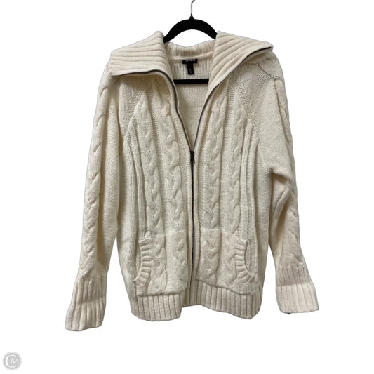 Sweater Cardigan By Torrid In Cream, Size: L