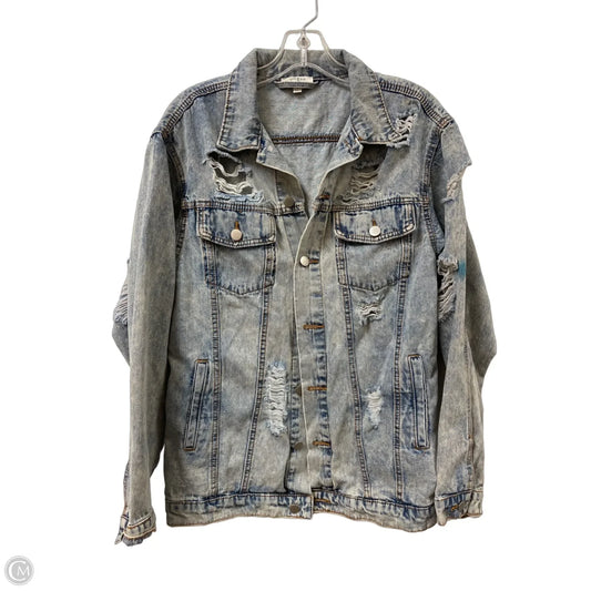 Jacket Denim By Umgee In Blue Denim, Size: M