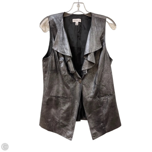 Vest Other By Susan Graver In Silver, Size: S