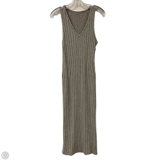 Dress Casual Midi By Shein In Grey, Size: Xs