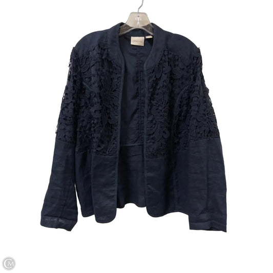 Blazer By Chicos In Navy, Size: Xl