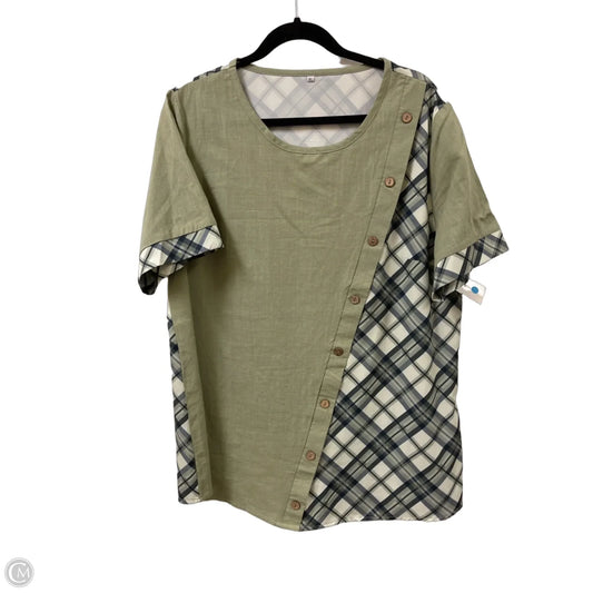 Top Short Sleeve By Clothes Mentor In Green, Size: Xl
