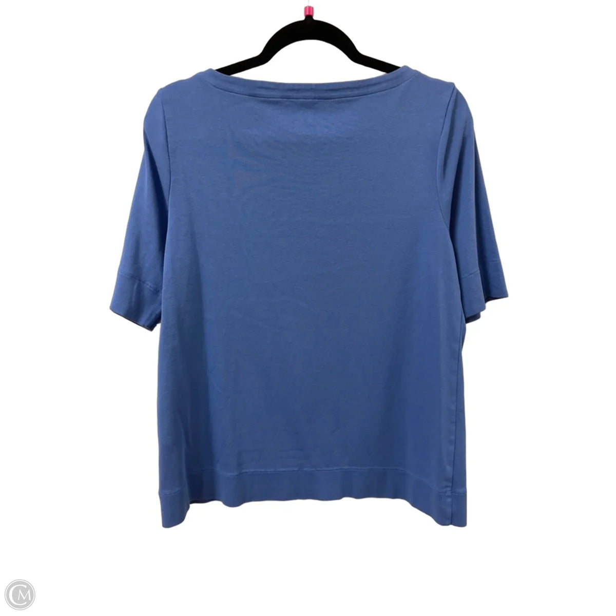 Top Short Sleeve By Chicos In Blue, Size: L