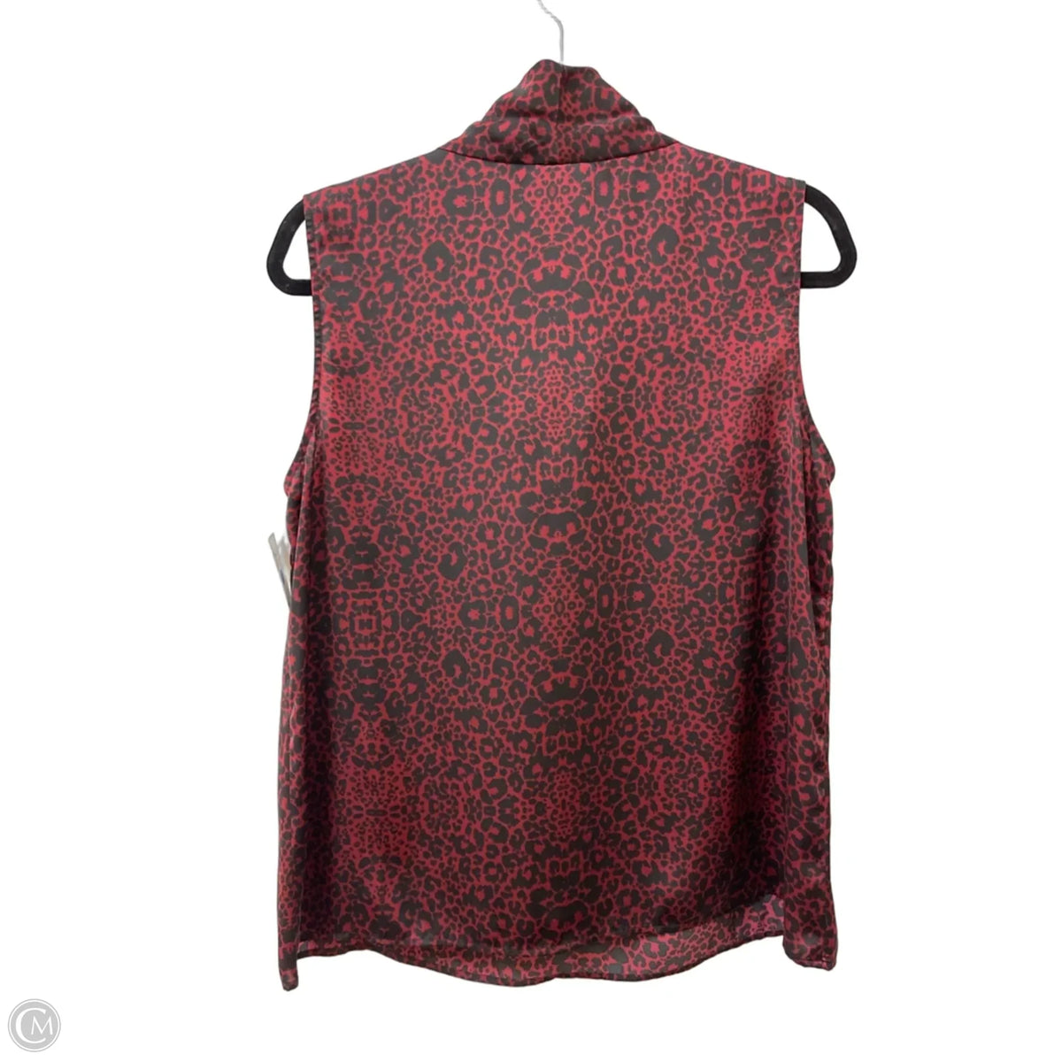 Top Sleeveless By Halogen In Red, Size: Lp