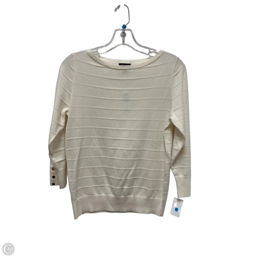 Sweater By Ann Taylor In Cream, Size: S