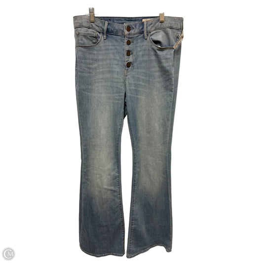 Jeans Flared By Treasure And Bond In Blue Denim, Size: 10