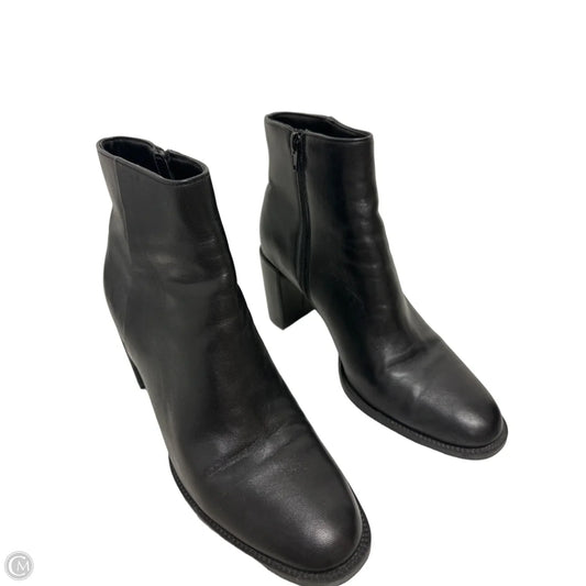 Boots Ankle Heels By Steve Madden In Black, Size: 10